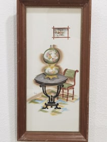 Vintage Wall Print, Signed Inez