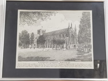 Winchester Cathedral Hampshire Print