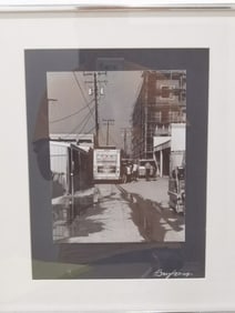 Vintage Black and White Photo, Signed