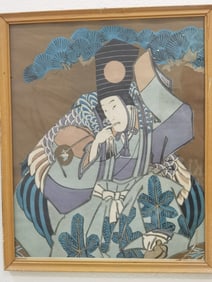 Vintage Japanese Ukiyo-e Style Art