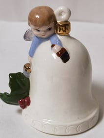 Vintage Porcelain Angel Dinner Bell
