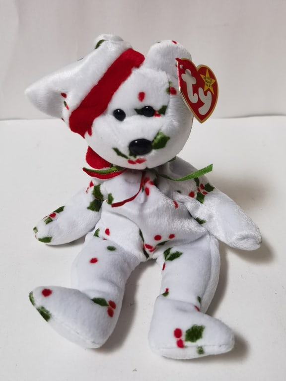 1998 Ty Holiday Teddy Bear Beanie (1 of 2)