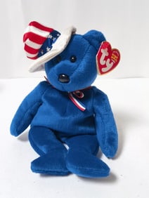 2003 Ty Sam the Bear Beanie