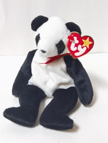 1998 Ty Fortune the Panda Beanie
