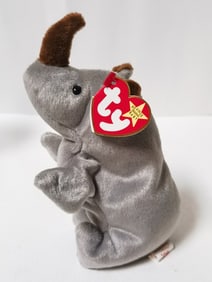 1996 Ty Spike the Rhino Beanie