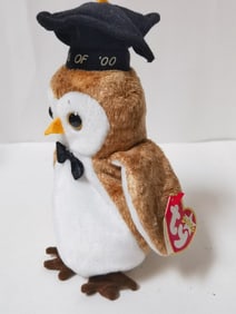 2000 Ty Wisest the Owl Beanie