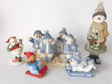 Group of Christmas Decors