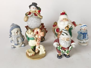 Group of Christmas Decors