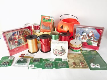 Group of Christmas Supplies