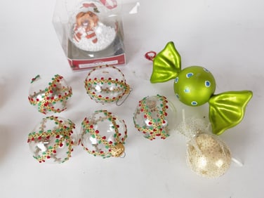 Group of Christmas Ornaments