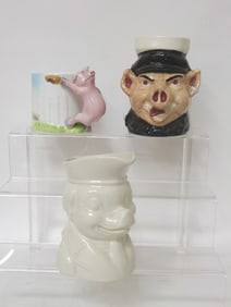 Group of Porcelain Pig Wares