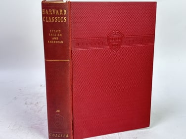 1937 Harvard Classics: Essays English and American