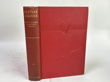 1938 Harvard Classics: Autobiography Benvenuto Cel