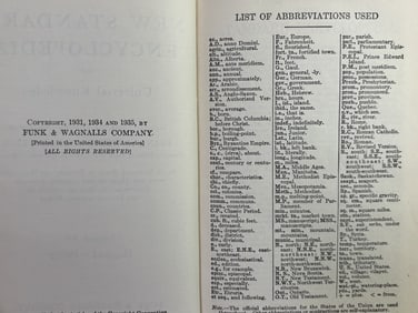 1935 Funk & Wagnalls New Standard Encyclopedia XV