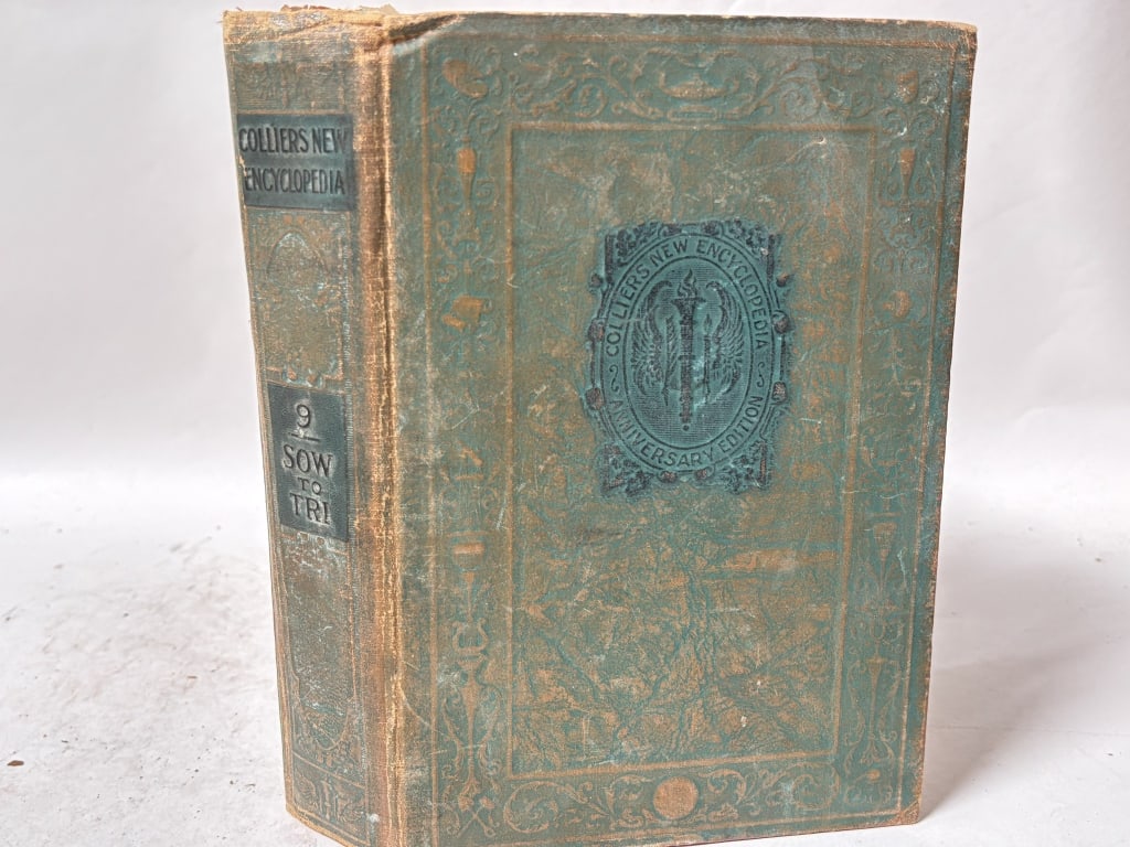 1926 Collier's New Encyclopedia, Vol. IX: 1926 Collier's New Encyclopedia, Vol. IX, 9.5in by 6.5in