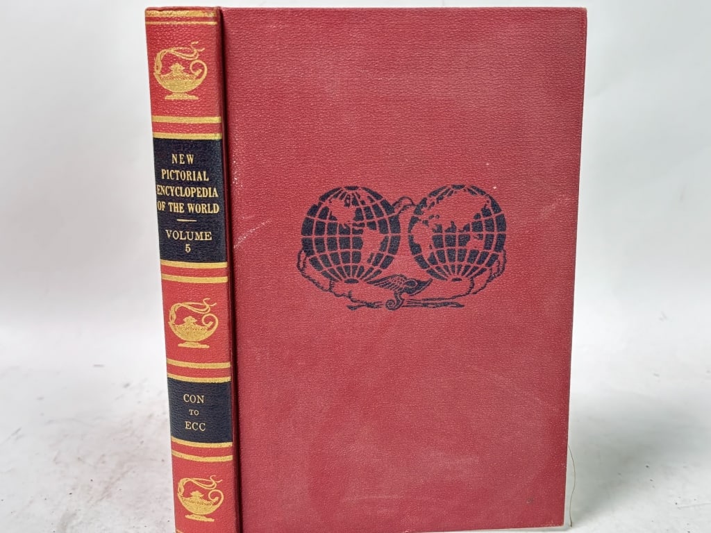 1955 New Pictorial Encyclopedia of the World, Vol (1 of 5)