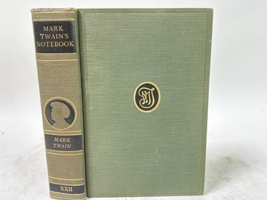 1935 Mark Twain's Notebook, Vol. XXII