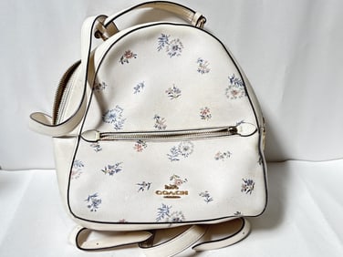 Coach Women's White Backpack