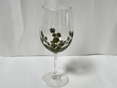 Clear Floral Stem Glass