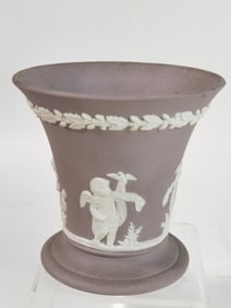 Vintage Wedgwood Lilac Jasperware Vase