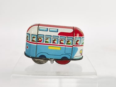 Vintage Tin Street Wagon Toy