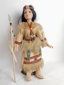 Heritage Signature Native American Hania Porcelain Doll
