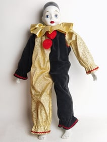 Madame Verte Design Porcelain Clown Doll