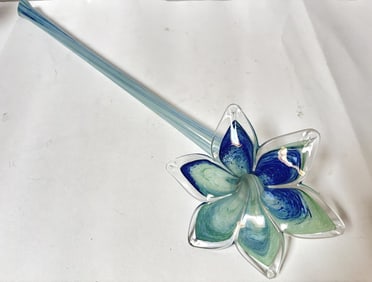 Vintage Murano Italy Art Glass Flower