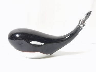 Vintage Fifth Avenue Crystal Glass Orca
