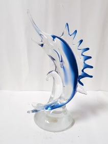 Vintage Fifth Avenue Crystal Swordfish