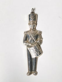 Vintage Gorham Sterling Silver Drummer Pendant