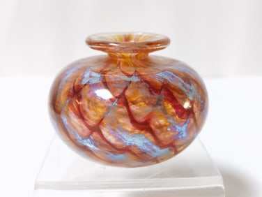 CV Pamson(?) 5488 20ML Iridescent Art Glass Bottle