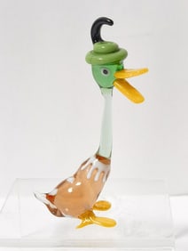 Vintage Murano Italy Art Glass Bird