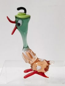 Vintage Murano Italy Art Glass Bird