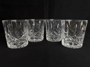(4) Marquis by Waterford Crystal Whiskey Glasses