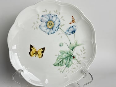Vintage Lenox Porcelain Butterfly Meadow Plate
