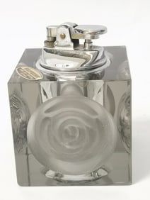 Vintage Hand Cut Japanese Crystal Ice Cube Lighter
