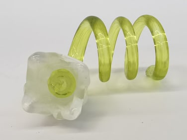 Vintage Murano Italy Art Glass Flower