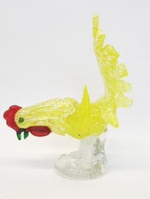 Vintage Murano Italy Art Glass Rooster