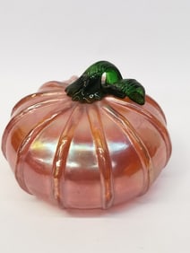 Vintage Art Glass Pumpkin