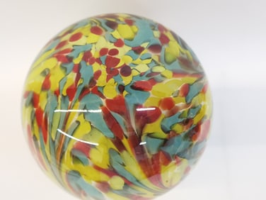 Vintage Murano Italy Art Glass Gazing Ball
