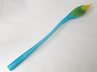 Large Vintage Art Glass Flower