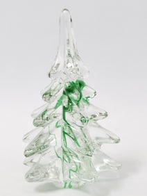 Vintage Art Glass Christmas Tree