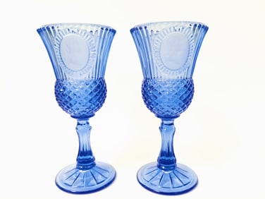 Pr. of Avon by Fostoria Martha Washington Goblets