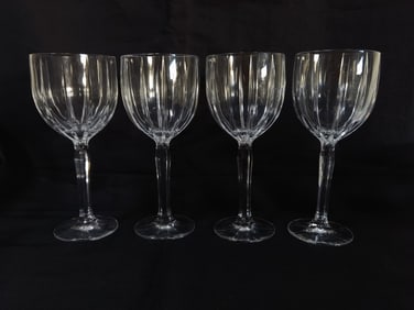 (4) Vintage Marquis by Waterford Water Goblets