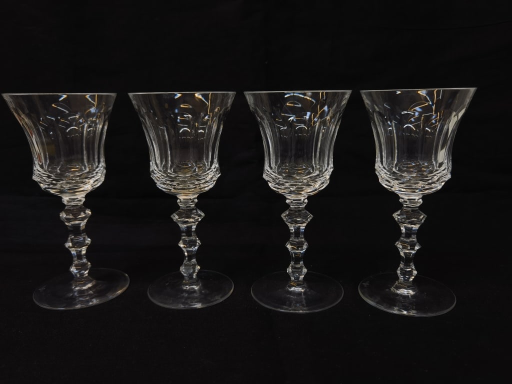 (4) Vintage Waterford Crystal Wine Glasses (1 of 4)