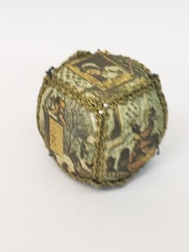 Vintage Embroidered Art Ornament