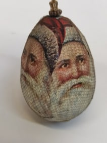 Santa Claus Egg Shape Ornament