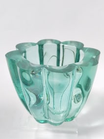 Vintage Recycled Glass Vase