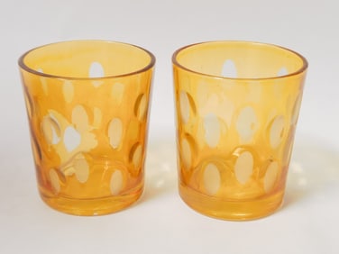 Pr. of Vintage Lazer Optic Dot Glasses